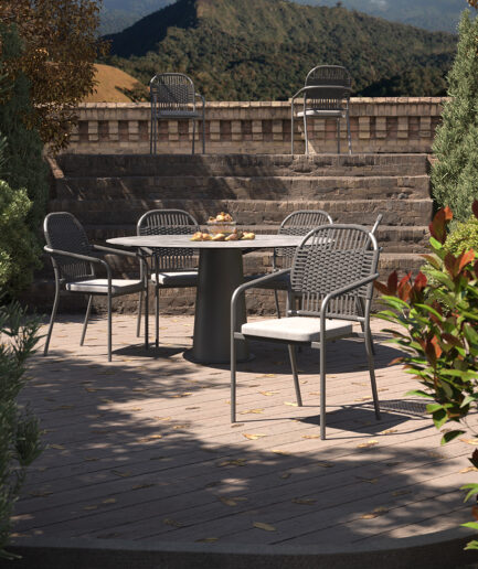 Sono Masa & Parla Antrasit Sandalye Takımı