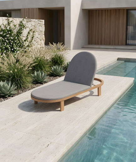 Iroko Oval Şezlong