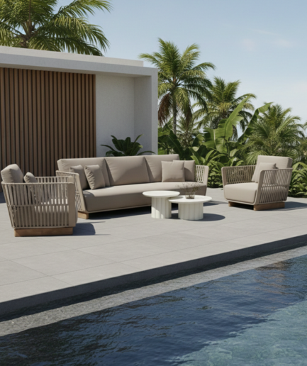 Lotus Üçlü Kanepe